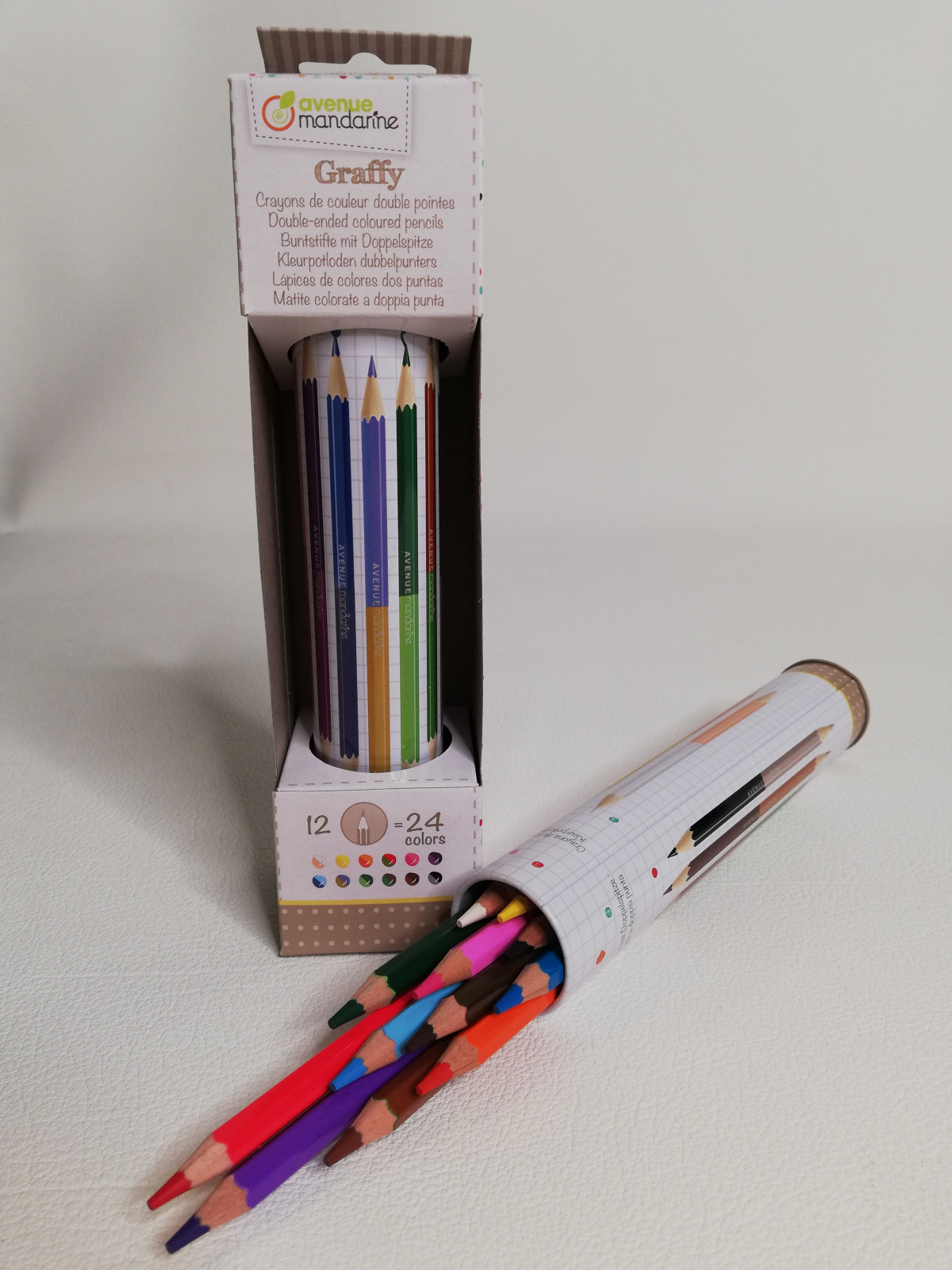 Tube de 12 crayons de couleurs - Boutique Toup'tibou - photo 6