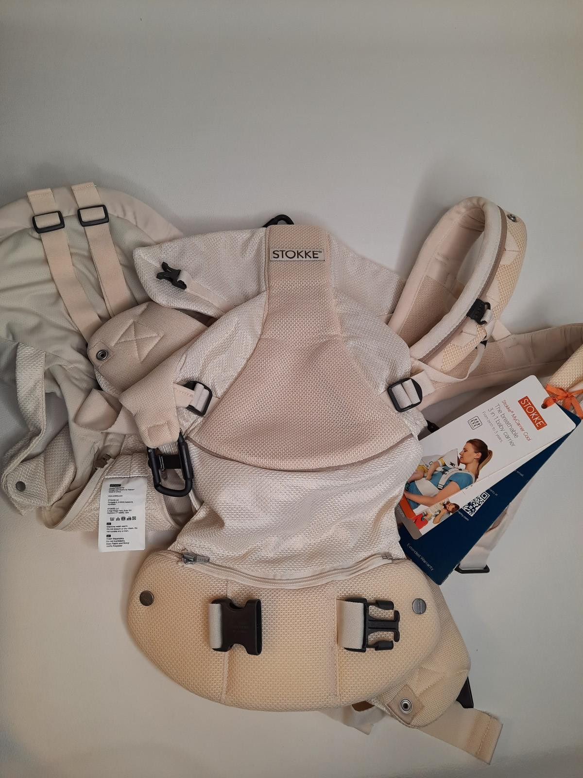 porte bébé stokke beige - Boutique Toup'tibou - photo 6