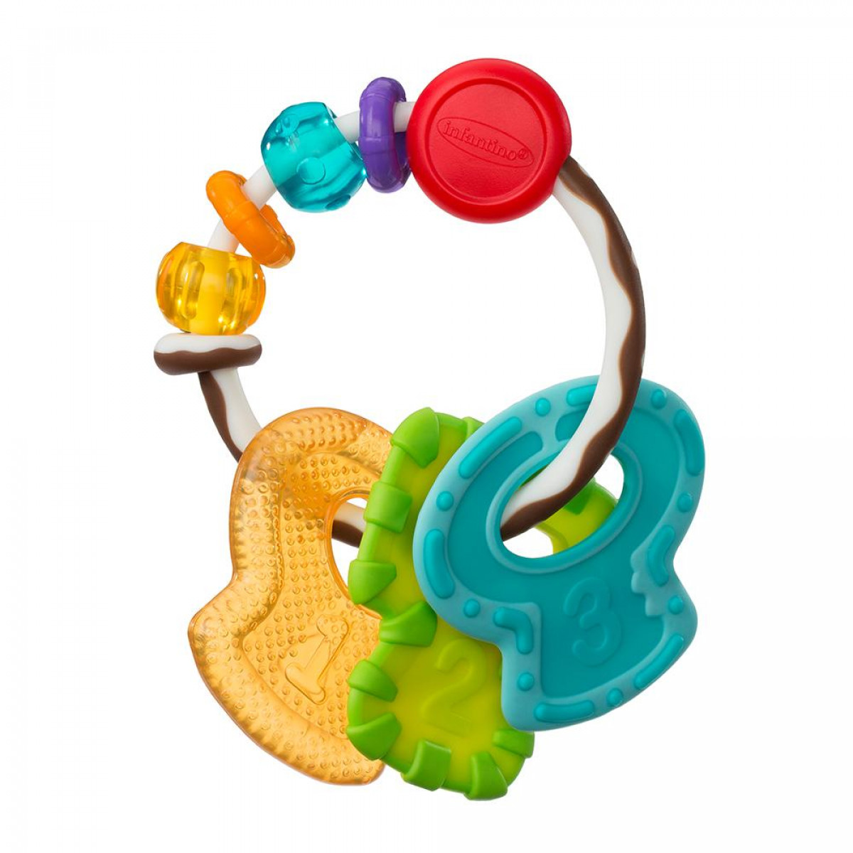 Infantino Slide & Chew Teether Keys Anneau de dentition coloré - photo 6