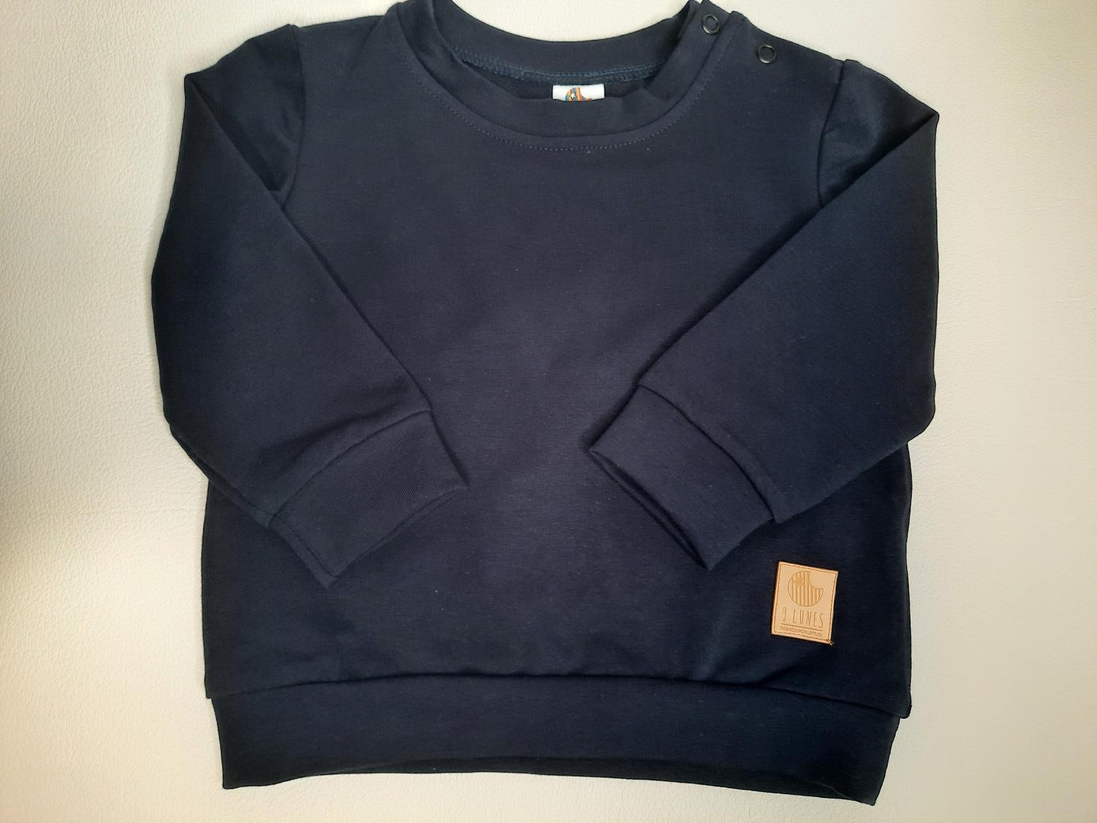 Sweatshirt 9 Lunes - Navy - Boutique Toup'tibou - photo 6