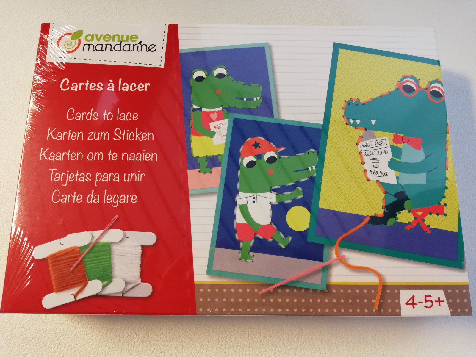 Cartes à lacer - Crocodile - Boutique Toup'tibou - photo 6