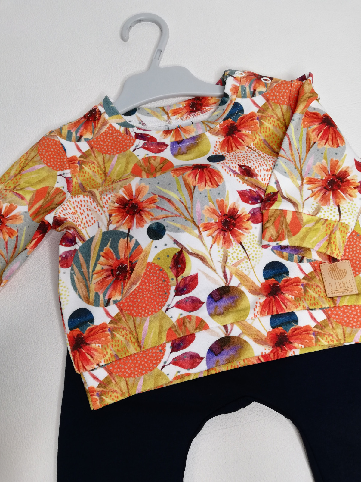 Sweatshirt 9 Lunes - Orange Flower - photo 8