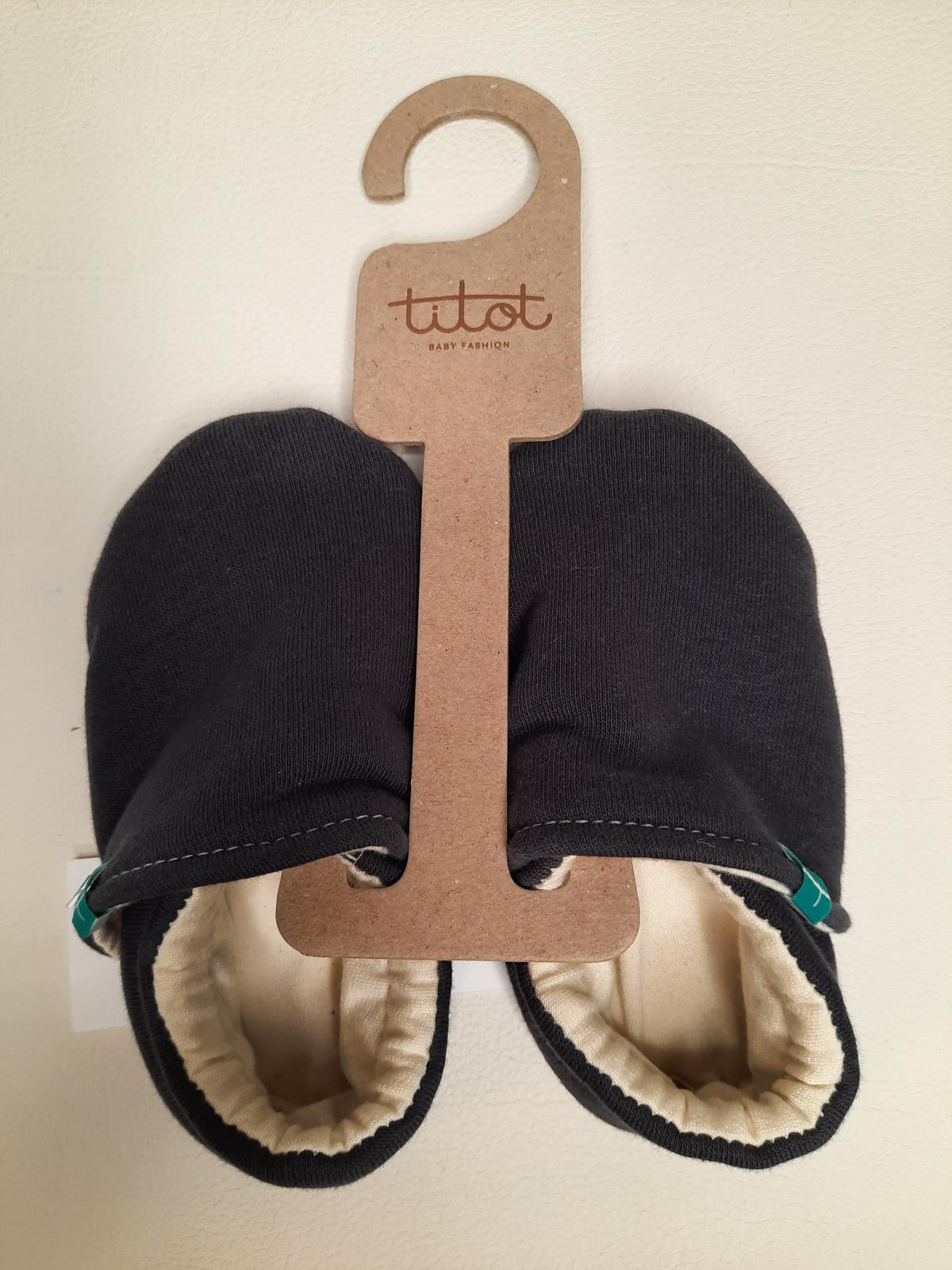 Chaussons TITOT - Anthracite - Boutique Toup'tibou - photo 6