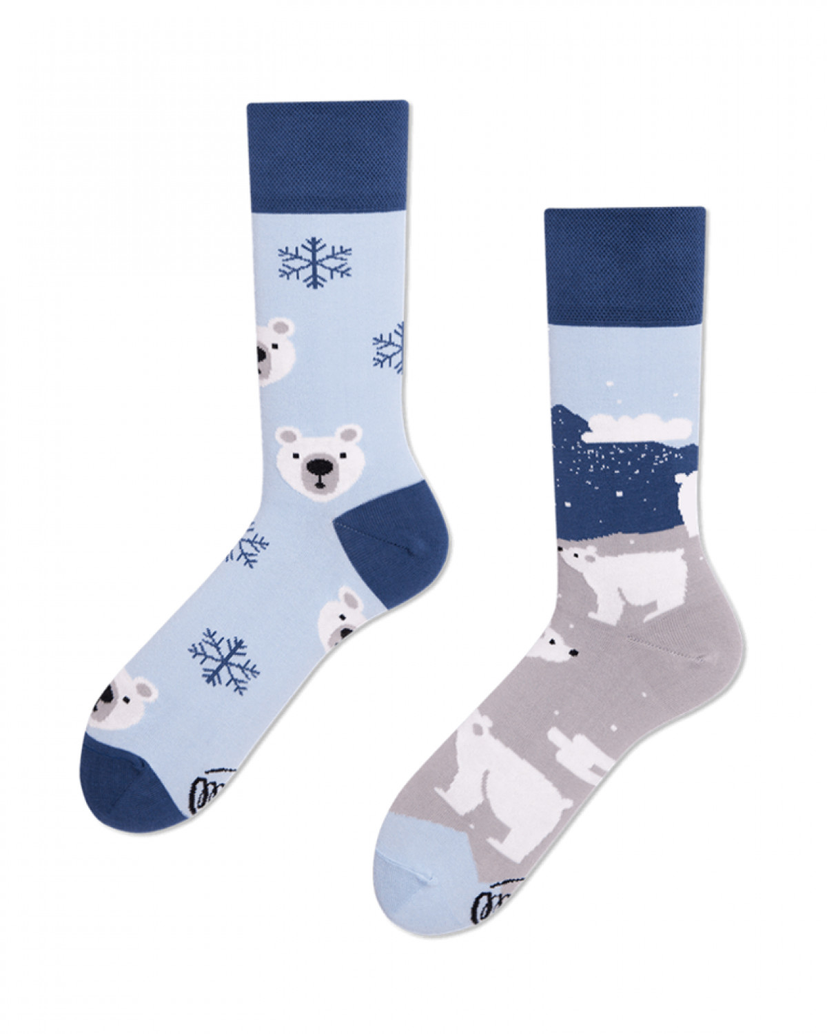 Chaussettes Many Mornings - Polar Bear - Boutique Toup'tibou - photo 6