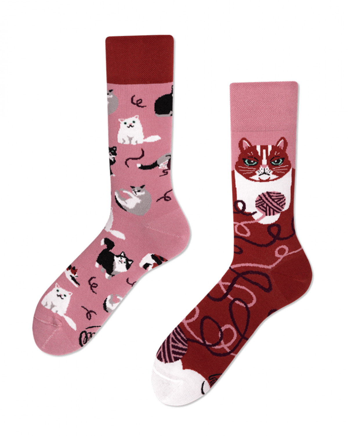 Chaussettes Many Mornings - Playful Cat - Boutique Toup'tibou - photo 7