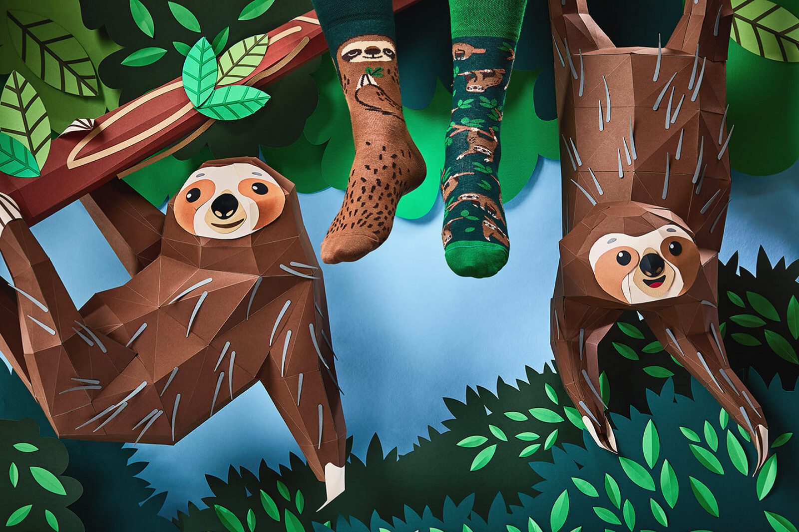 Chaussettes Many Mornings - Sloth Life - Boutique Toup'tibou - photo 6