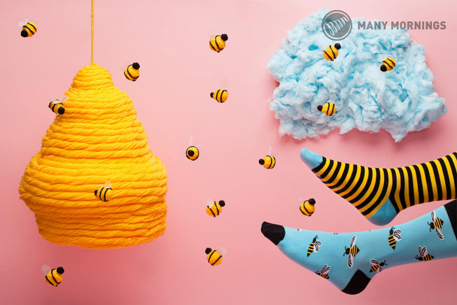 Chaussettes Many Mornings - Bee bee - photo 7