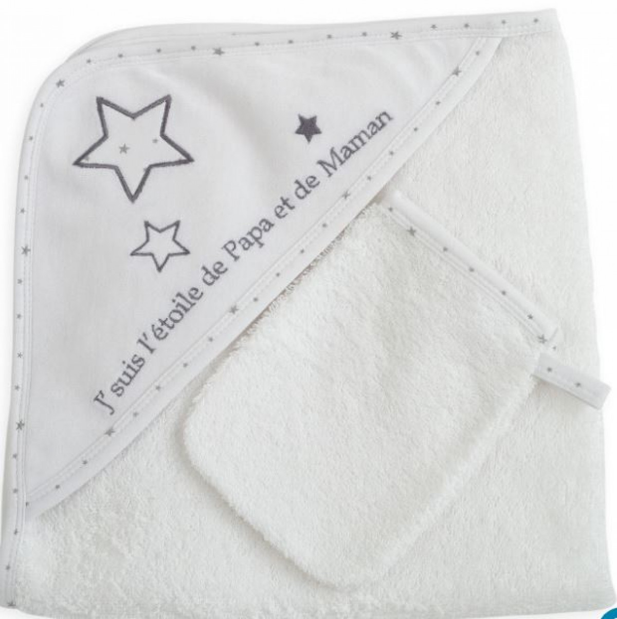 Cape de bain/ Poncho/ Gants - photo 24