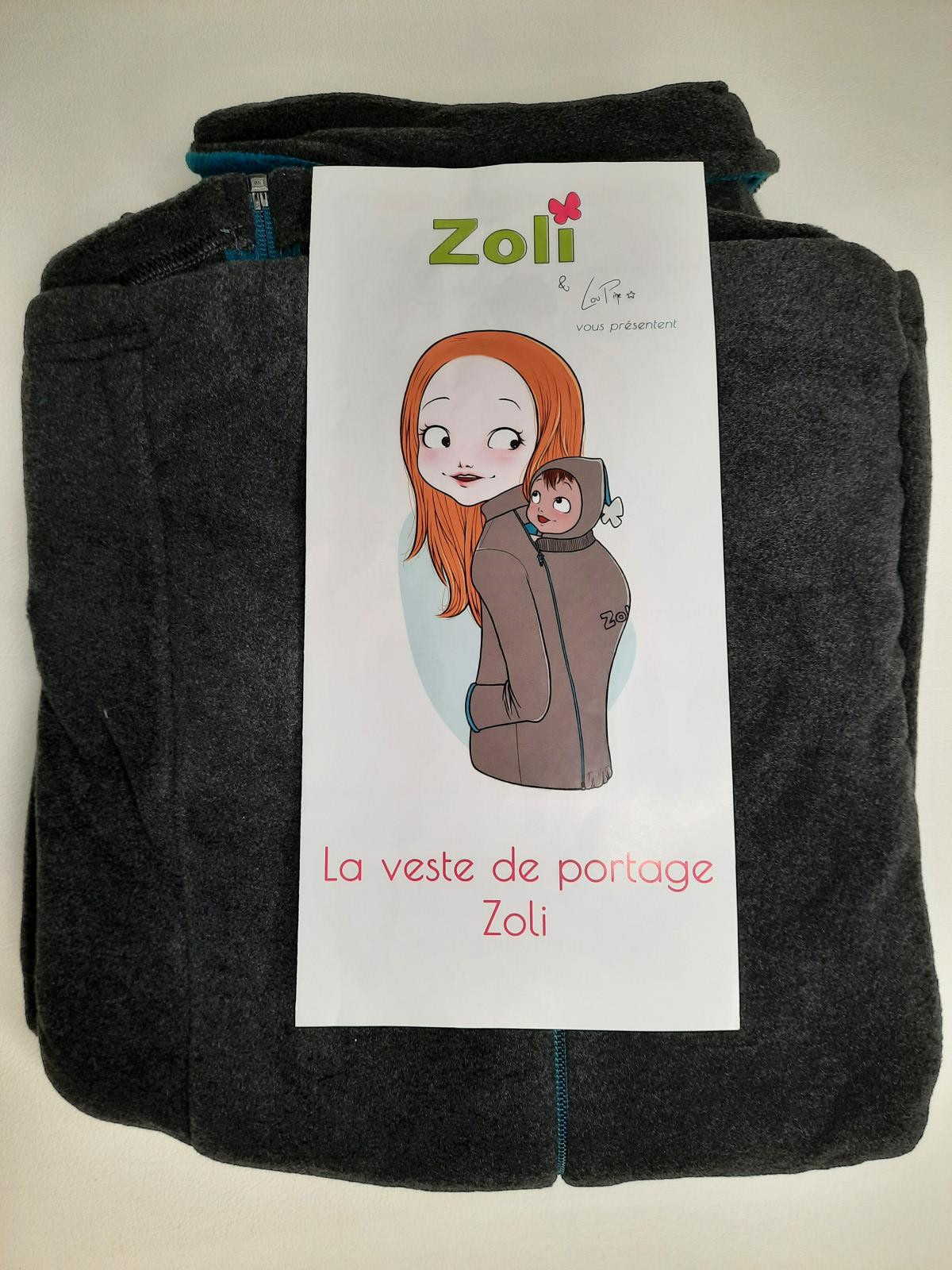 Veste de portage polaire zoli Petrol taille L - photo 6