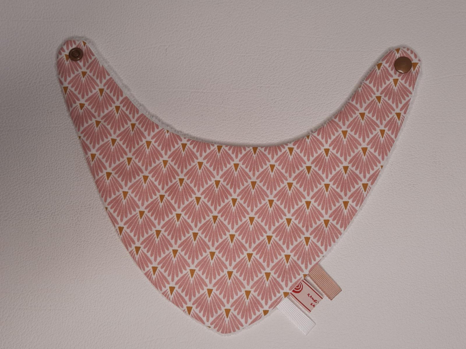 Bavoir bandana 0-6M - fait main Mod 3 - Boutique Toup'tibou - photo 6