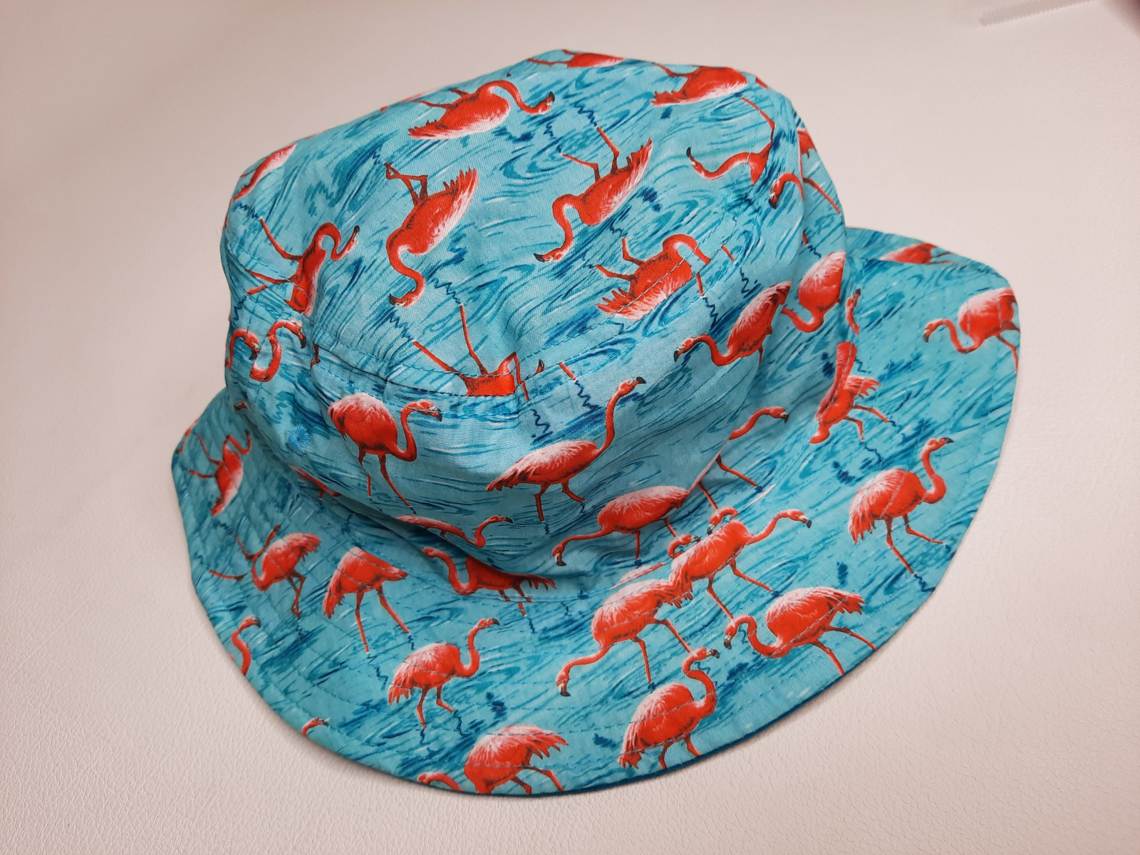 Chapeau d'été bleu à motif 59 CM - Boutique Toup'tibou - photo 6