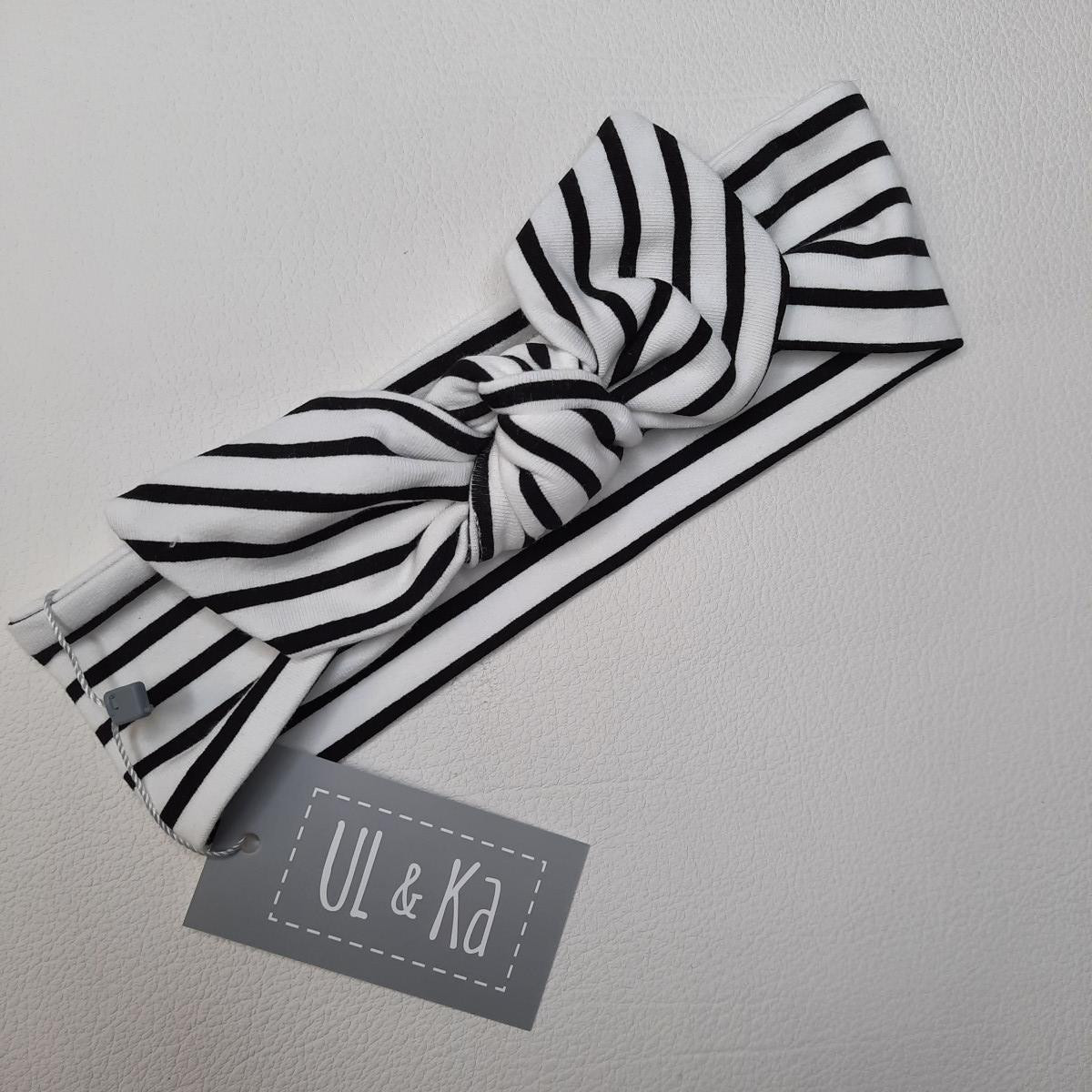 Bandeau Ul&Ka - Black Stripes - Boutique Toup'tibou - photo 6