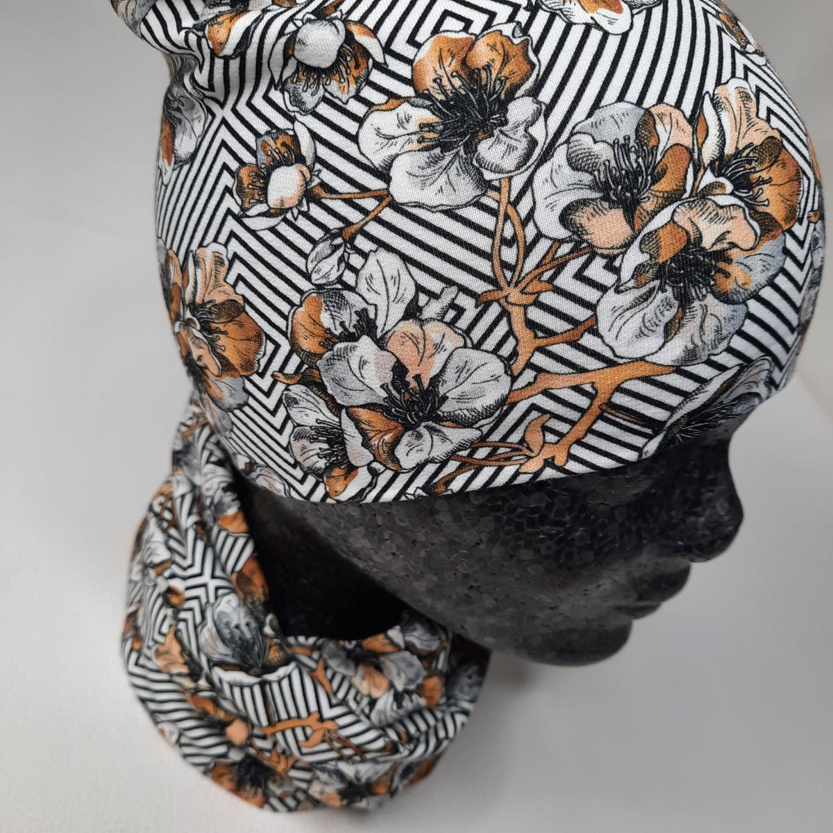 Set bonnet coton + col Ul&Ka - Goldie - photo 7
