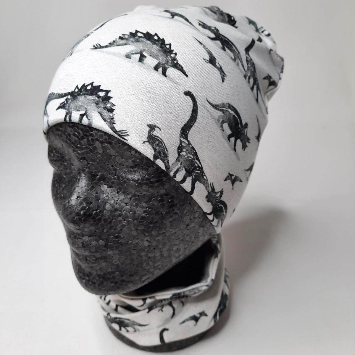 Set bonnet coton + col Ul&Ka - Dino - Boutique Toup'tibou - photo 6