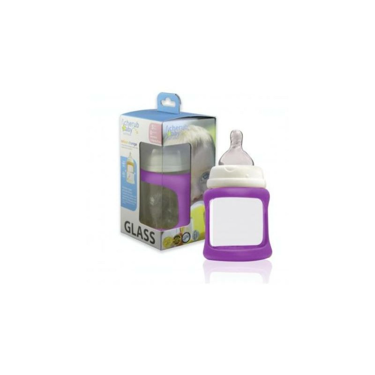 Biberon en verre color change 240ml - purple - photo 6