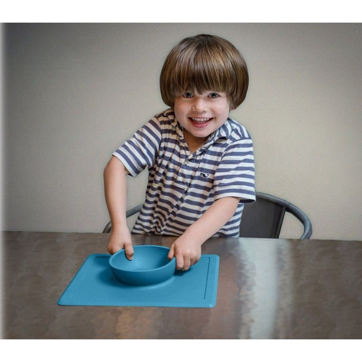 Set de table Happy Bowl gris - photo 7