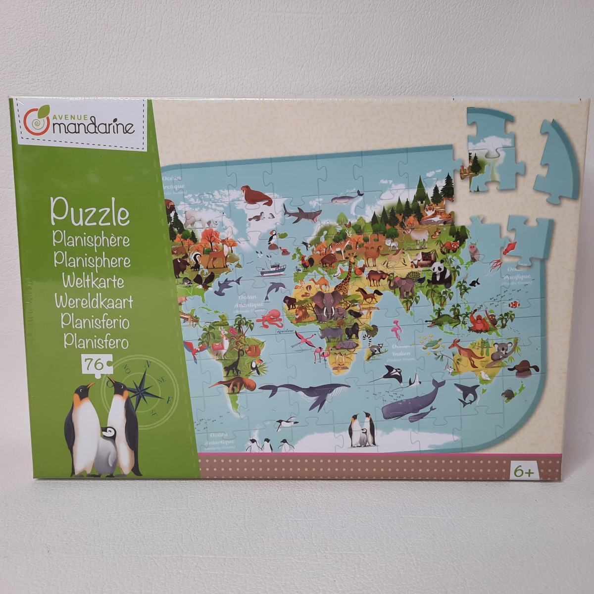 Puzzle planisphère - Boutique Toup'tibou - photo 6