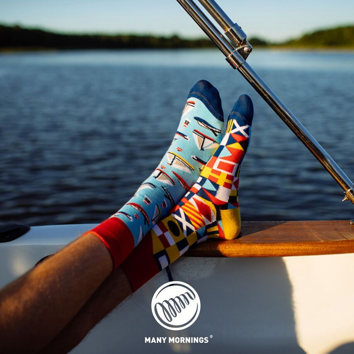 Chaussettes Many Mornings - Yacht Club - photo 7