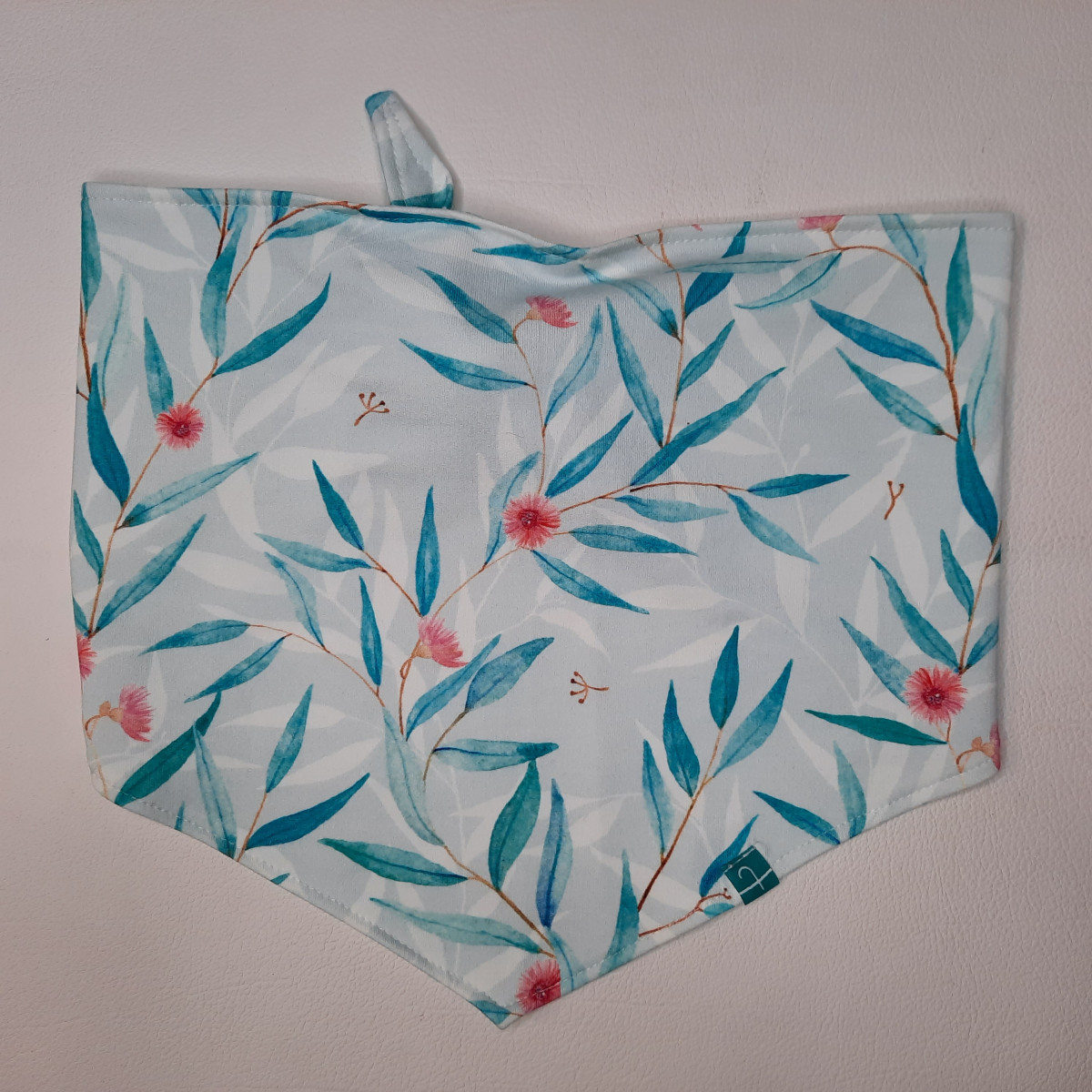 Bandana scarf 3 en 1 Titot - Turquoise fleuri - photo 6