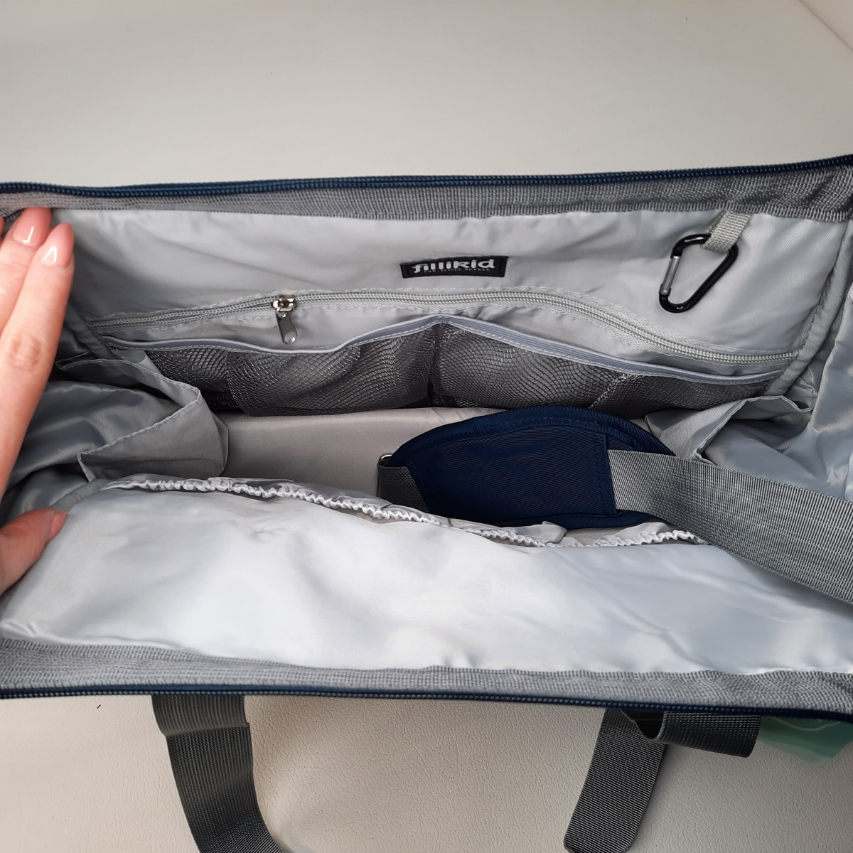Sac à langer marine - 6312-01 - photo 8