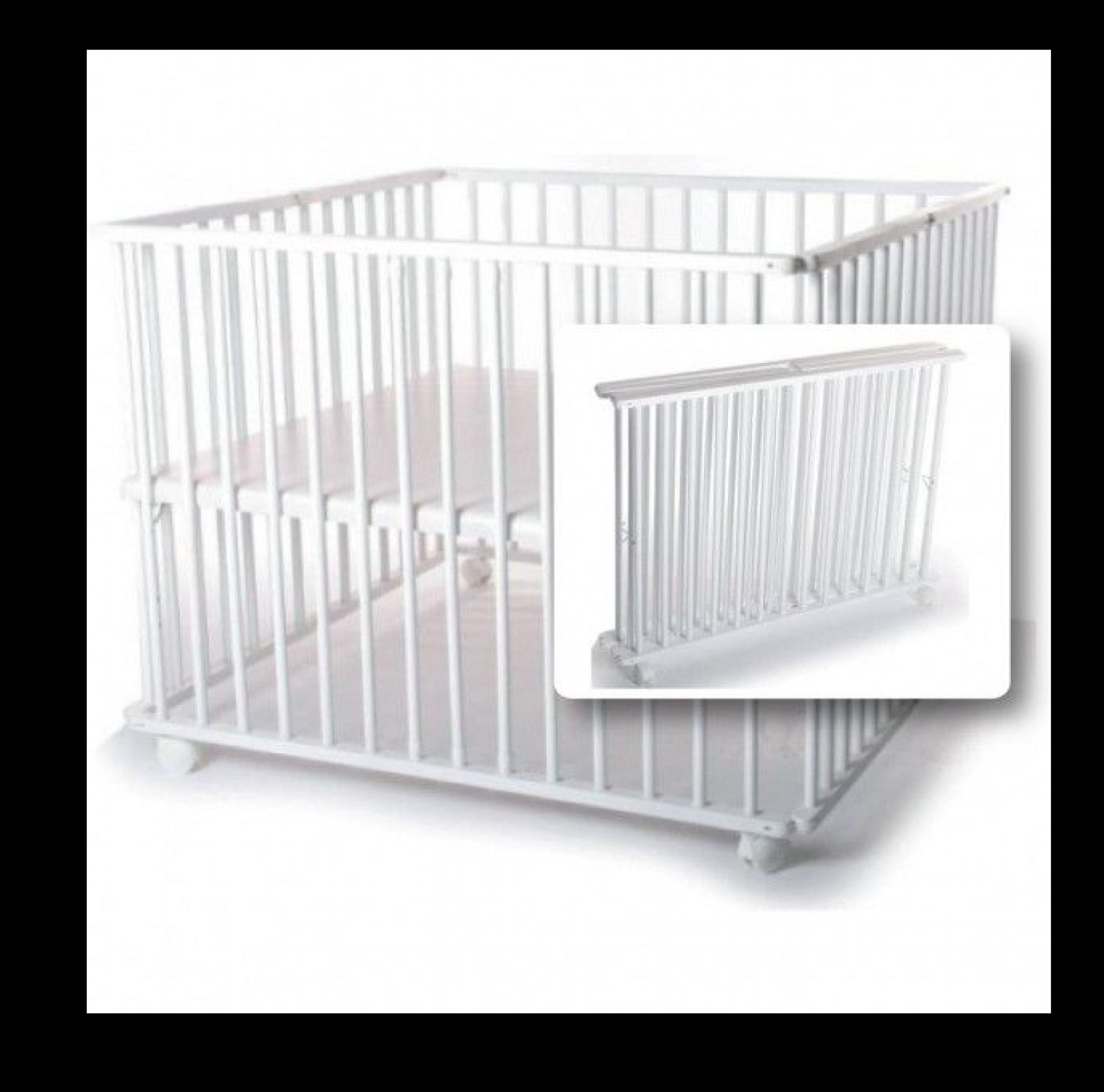 Parc pliable Hugo blanc 128 W - photo 7