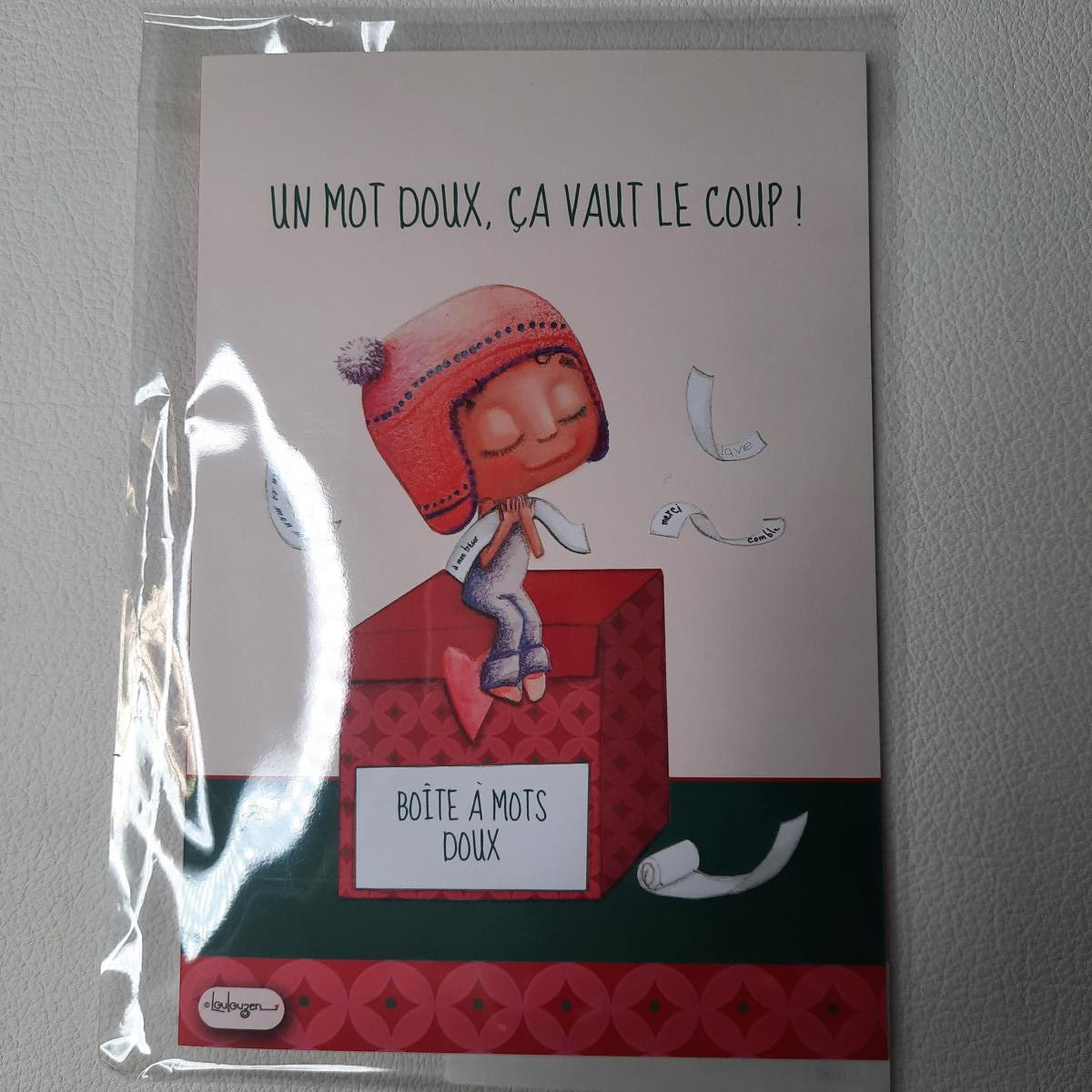 Boîte à mots doux écru - Boutique Toup'tibou - photo 6