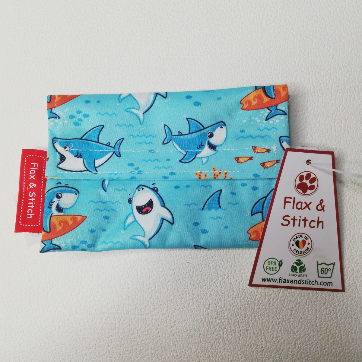 Pochette snack - Beach Happy Sharks - Boutique Toup'tibou - photo 6