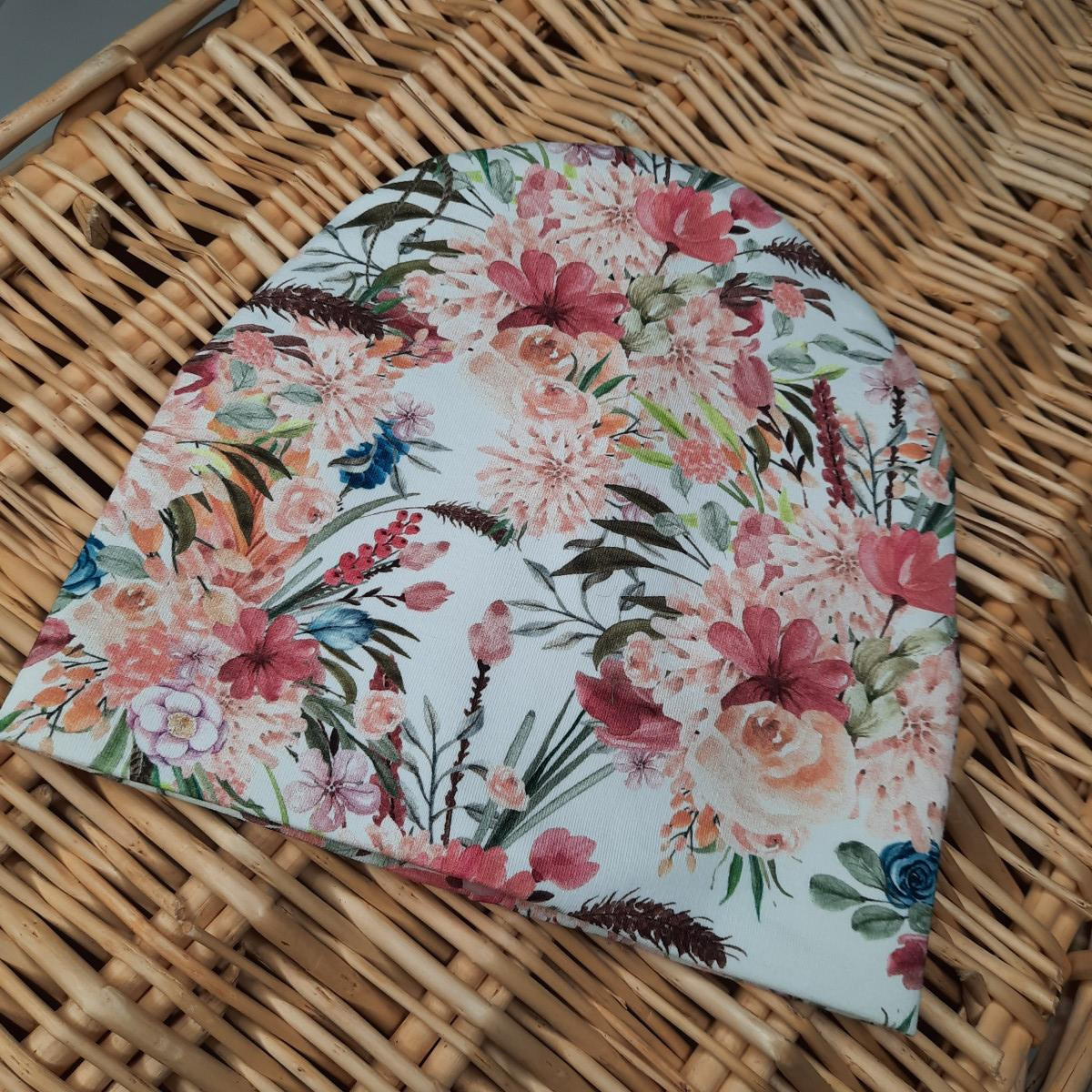 Bonnet jersey - Boho flowers - Boutique Toup'tibou - photo 6