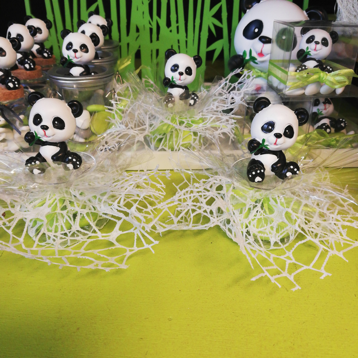 Dragées en tule + panda - photo 7