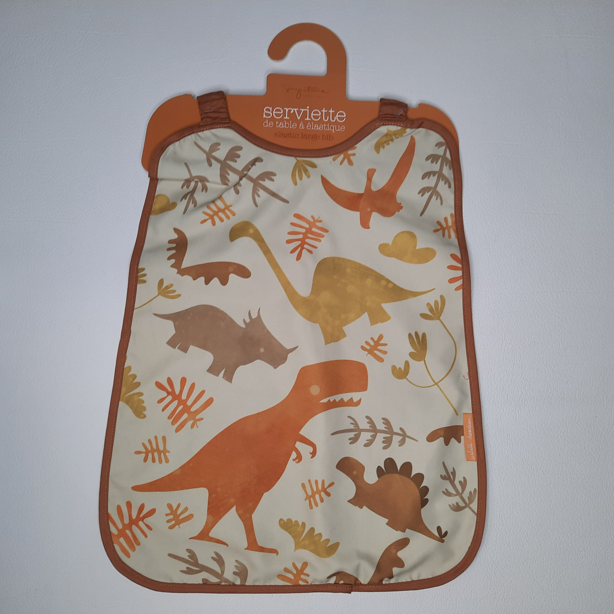 Grand bavoir à élastique - Dino - Boutique Toup'tibou - photo 6