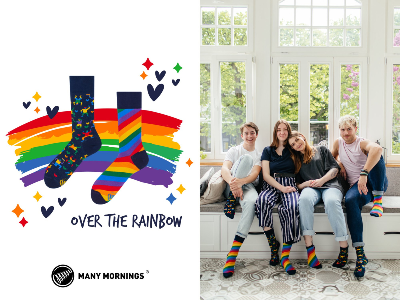 Chaussettes Many Mornings - Over the Rainbow - photo 7