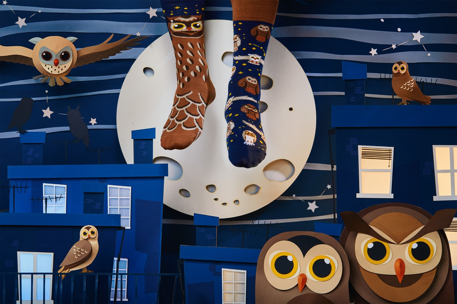 Chaussettes Many Mornings - Owly Moly - Boutique Toup'tibou - photo 6