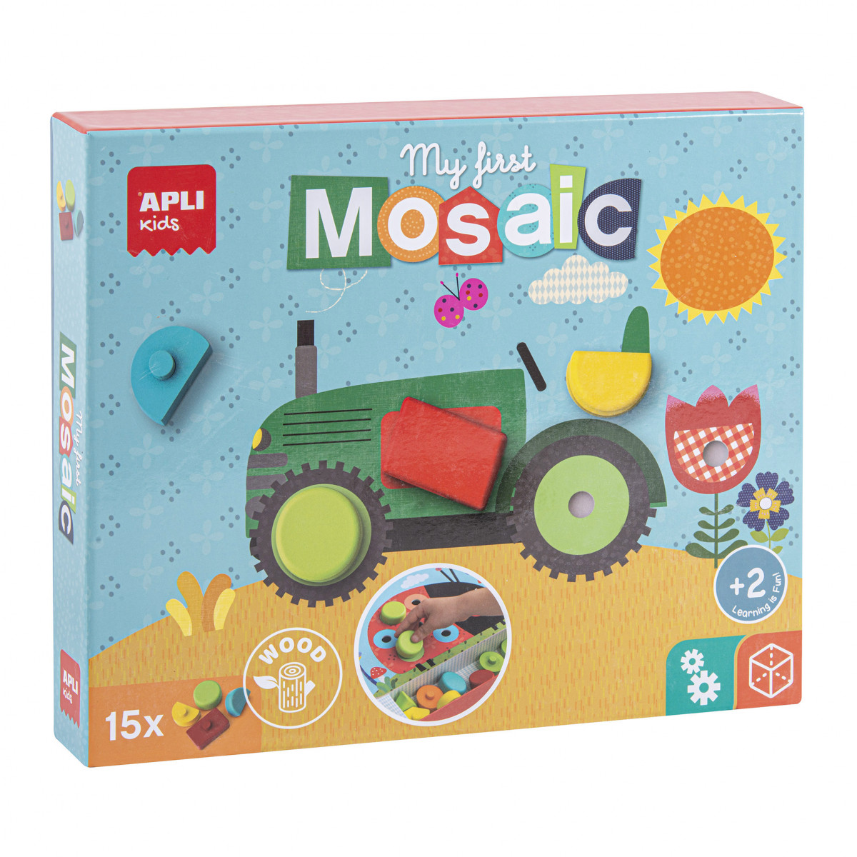 Mon premier jeu de mosaic en bois +2A - Boutique Toup'tibou - photo 6