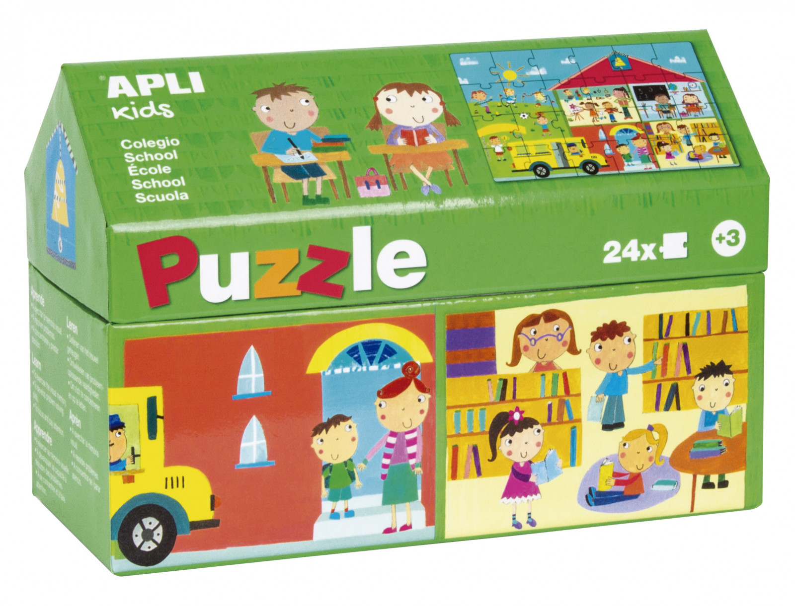 Puzzle maisonnette Ecole +3A - Boutique Toup'tibou - photo 6