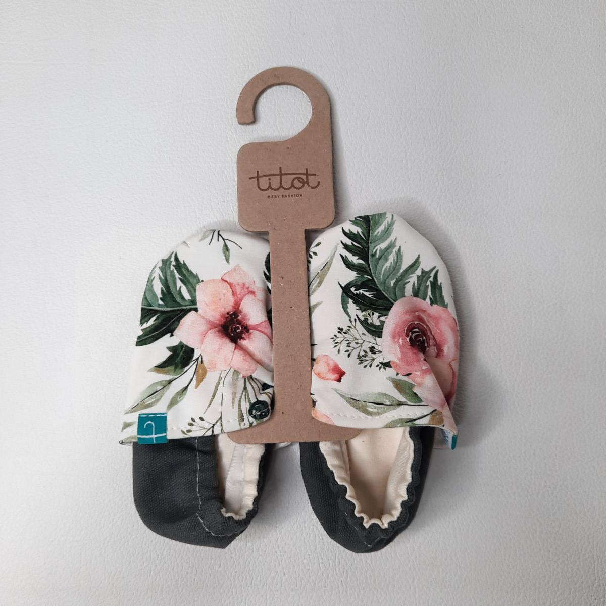 Chaussons TITOT Poeny flowers Boutique Toup tibou