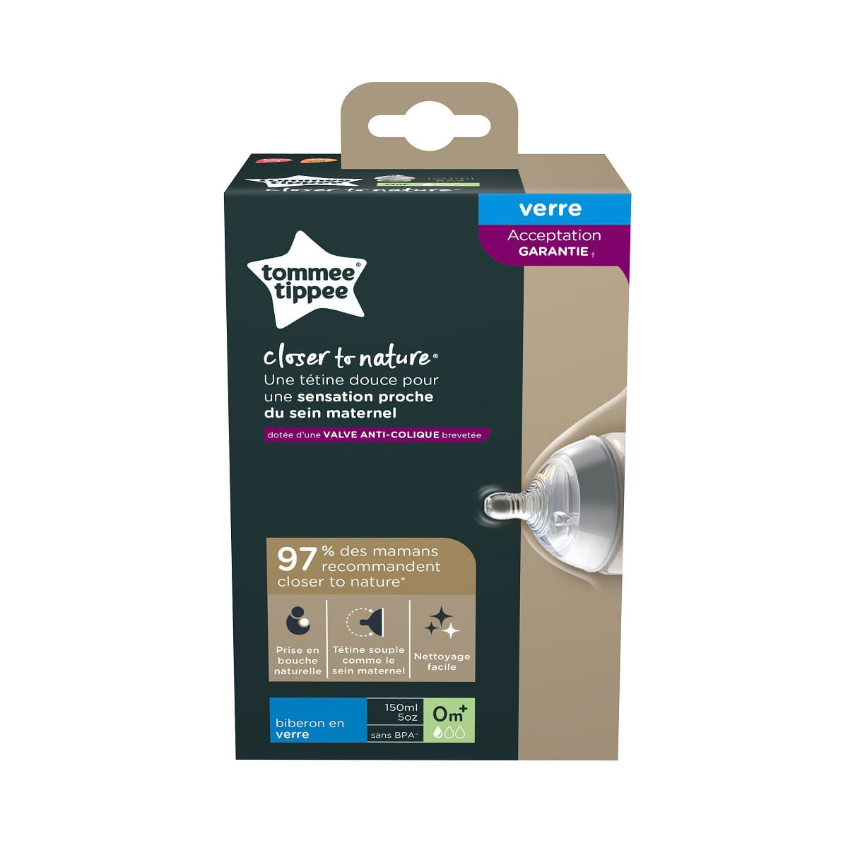 Biberon en verre 150ml Tommee Tippee - photo 7