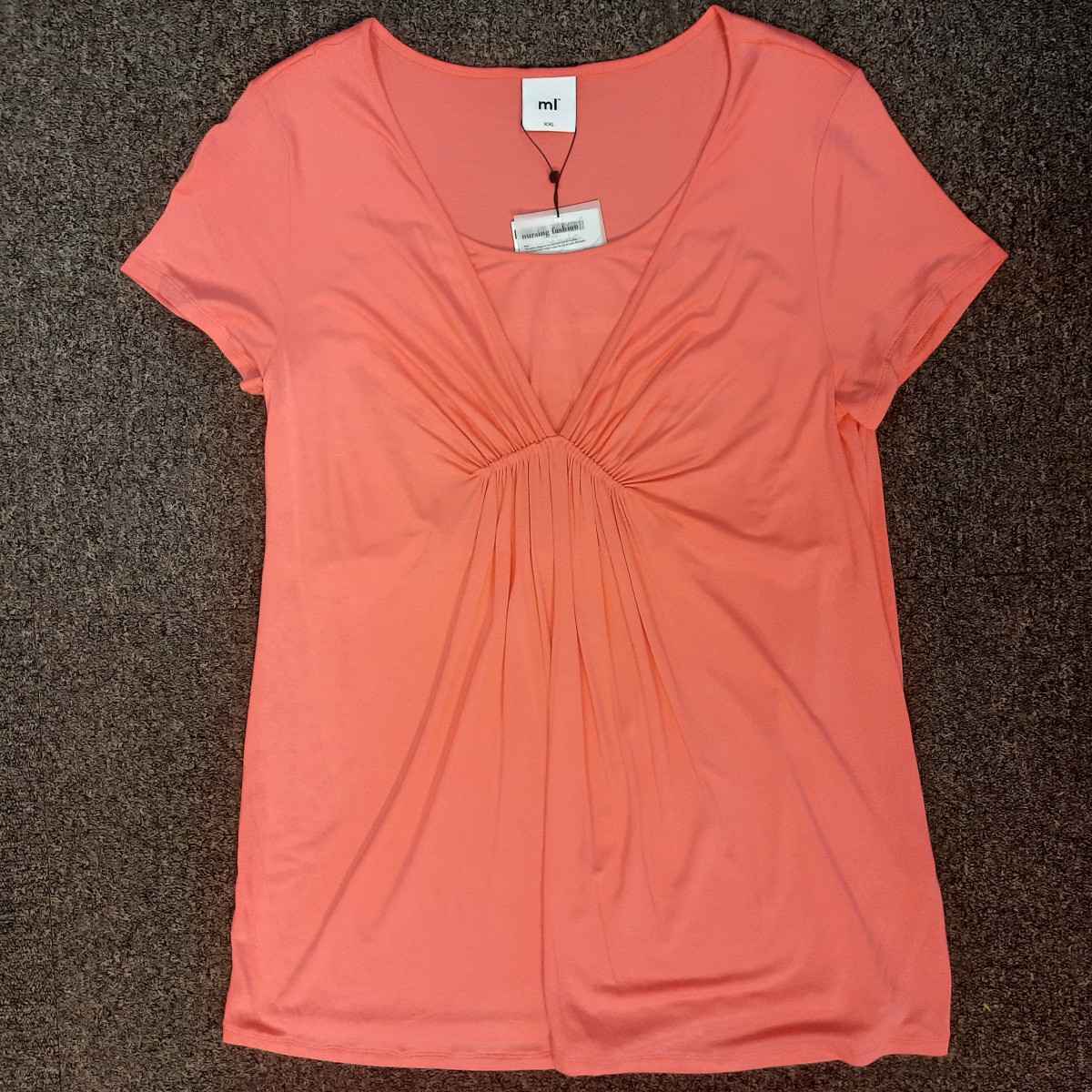 Tunique corail Taille 46/2XL neuf - Mamalicious - photo 6