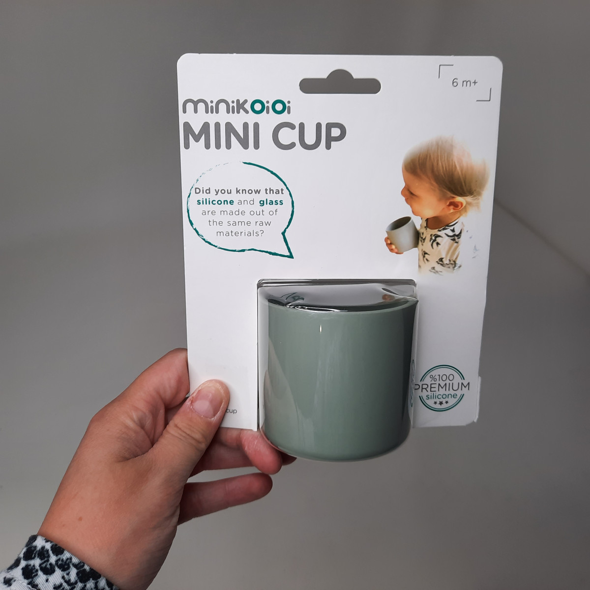 Mini gobelet cup en silicone - River green - photo 6