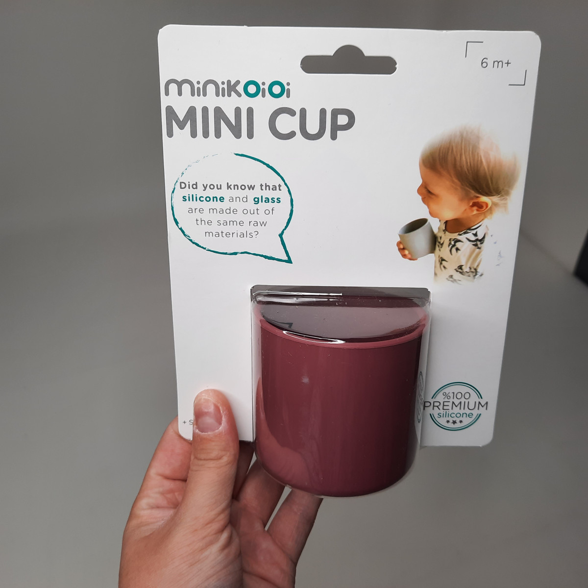 Mini gobelet cup en silicone - Rose - Boutique Toup'tibou - photo 6