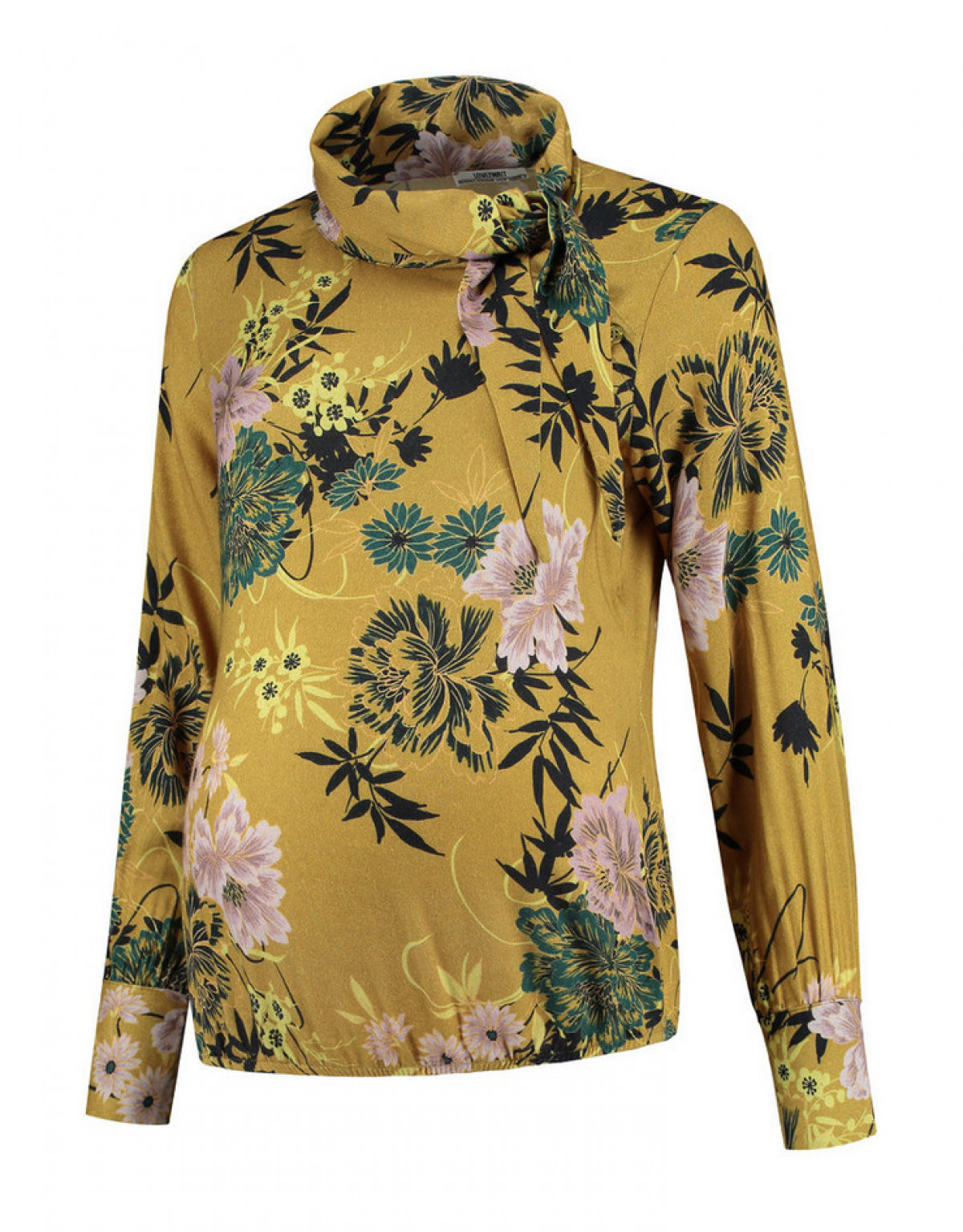 Blouse ocre à fleurs Taille 34/XS - Love2Wait - photo 8