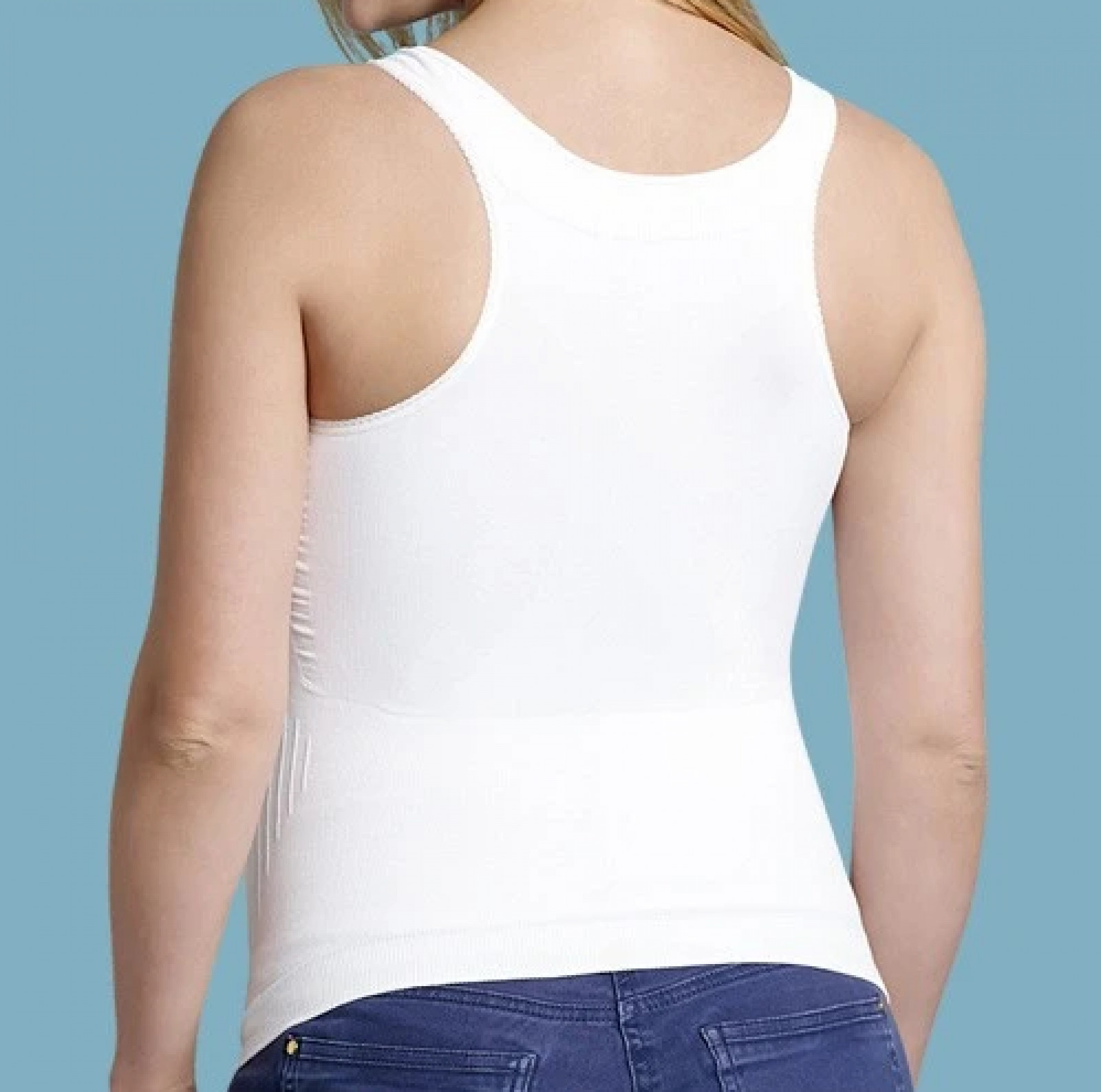 Top-support de grossesse sans couture blanc Taille XL - photo 7