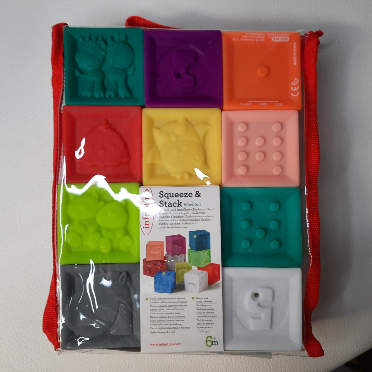 Blocs sensoriels infantino squeeze & stack - photo 6