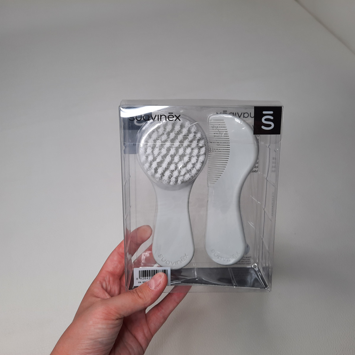 Set de brosse et peigne gris - photo 7