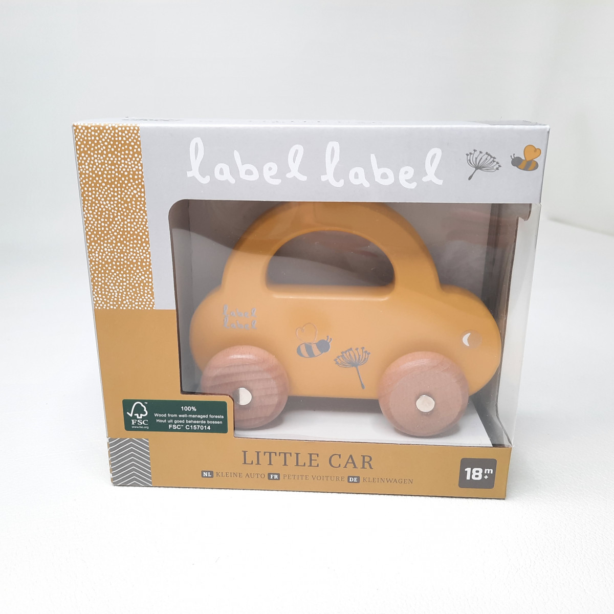 Petite voiture Label label ocre - Boutique Toup'tibou - photo 6