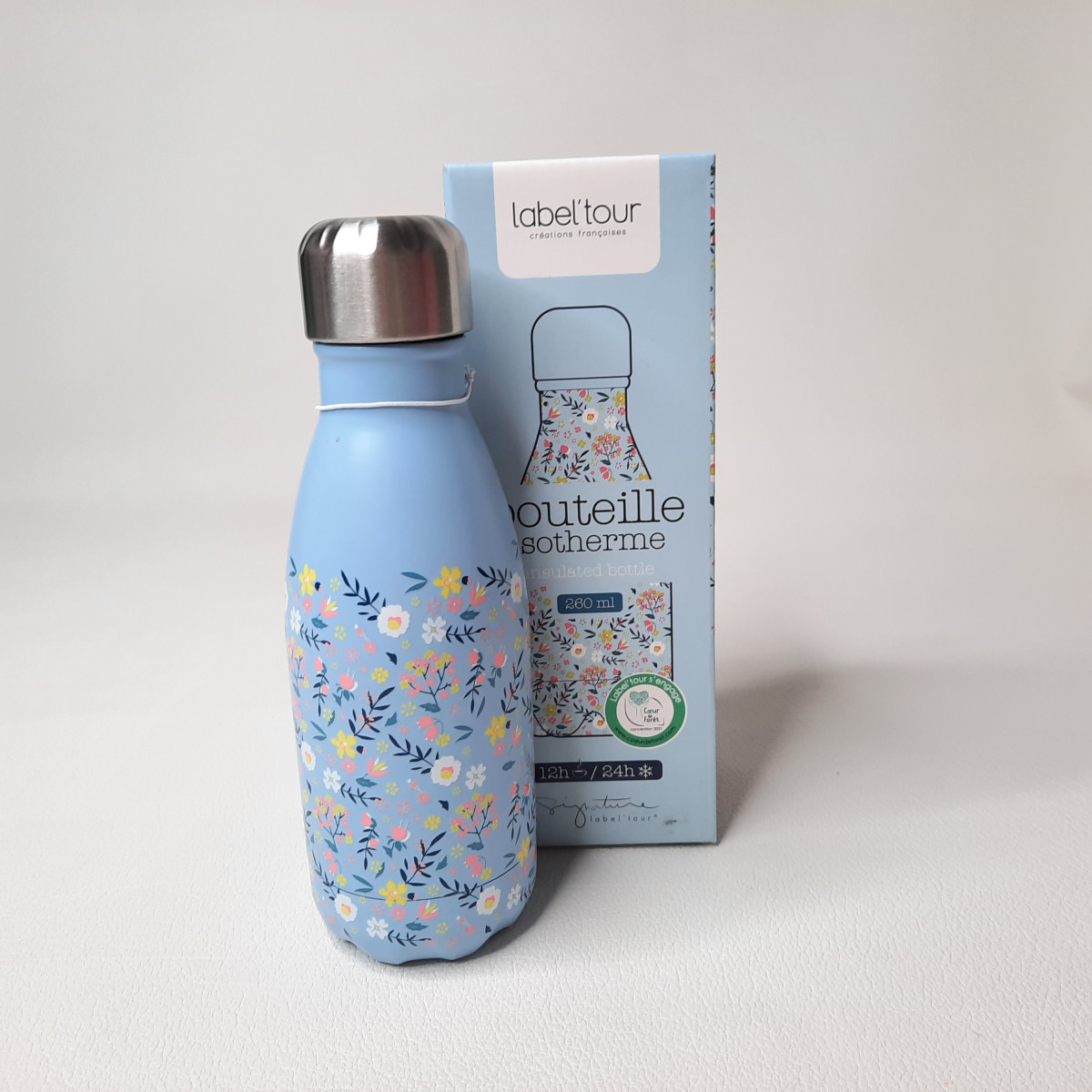 Bouteille en métal isotherme 260ml - Liberty blue - photo 6