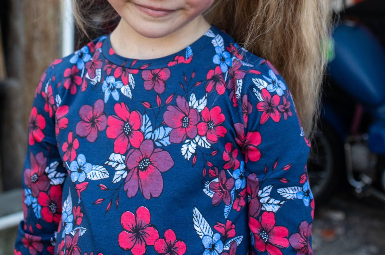 Robe KAAT bleu fleurie W213 - photo 7
