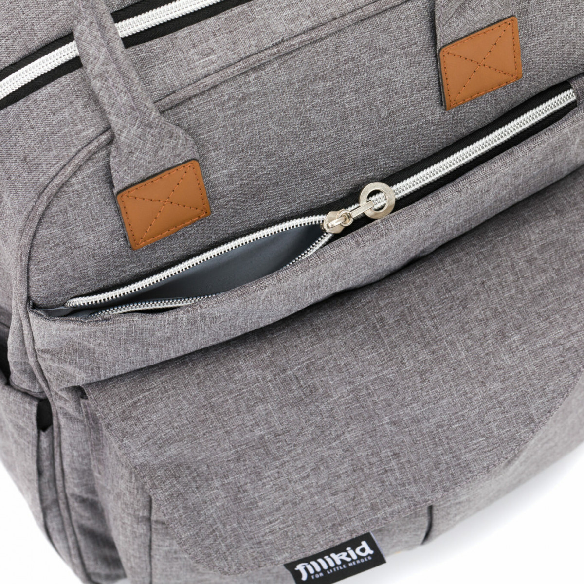 Sac a dos à langer gris - 6601-17 - photo 13
