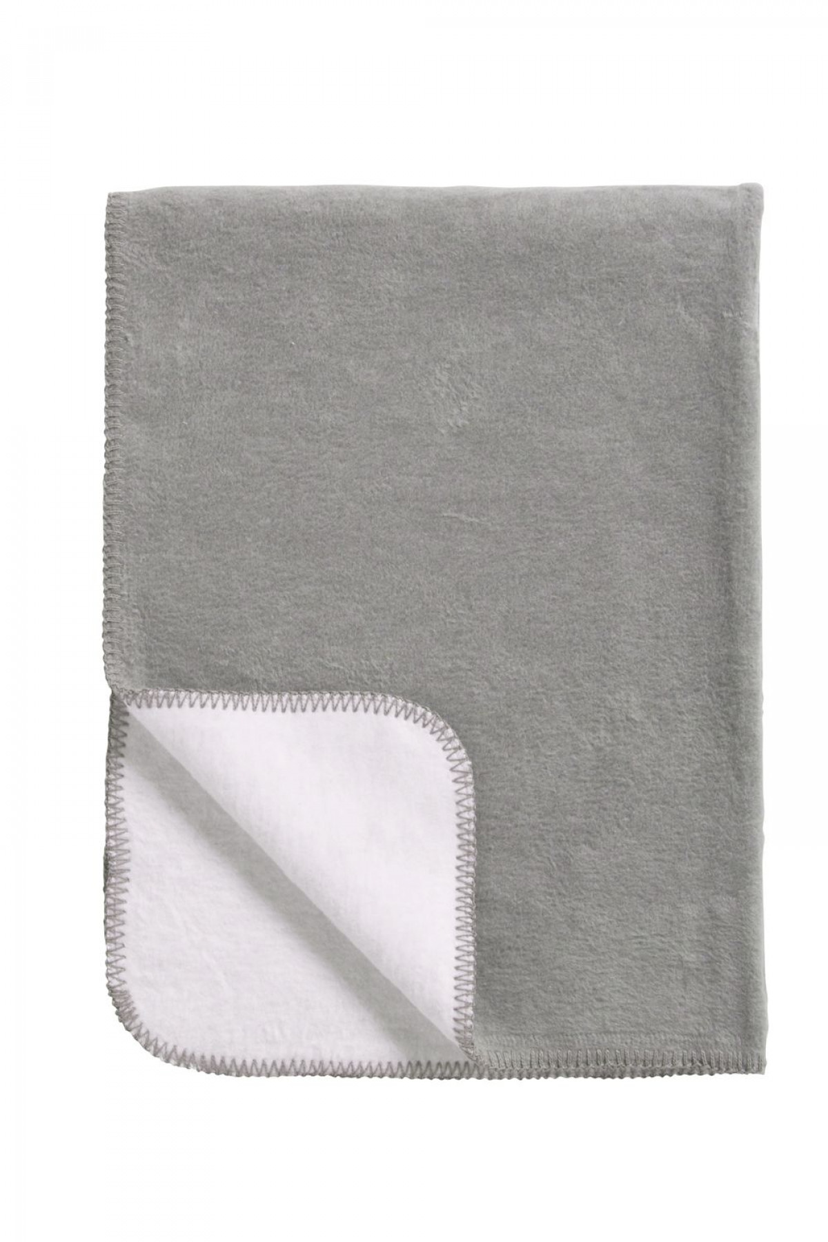 Couverture de berceau double face - Gris/blanc - 75*100cm - 1431004 - photo 6