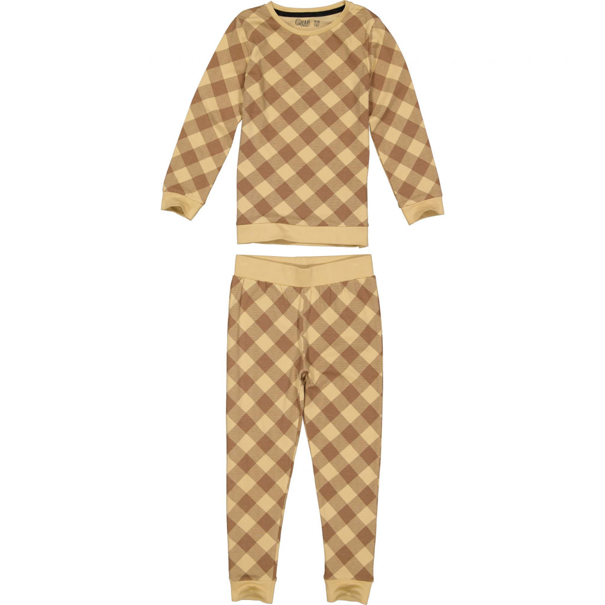 Pyjama 2 pièces - Brown Soft Check - Boutique Toup'tibou - photo 6