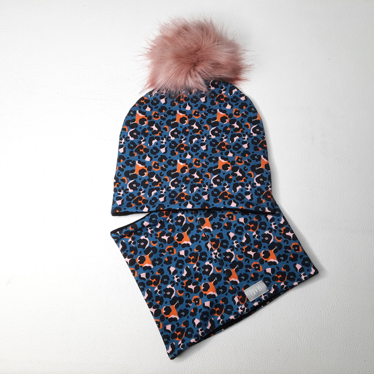 Set bonnet + col doublé hiver avec pompon - Wild UL&KA - photo 6